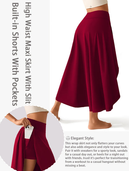 Women's Burgundy Polyester High-Waist Shorts - product view 15