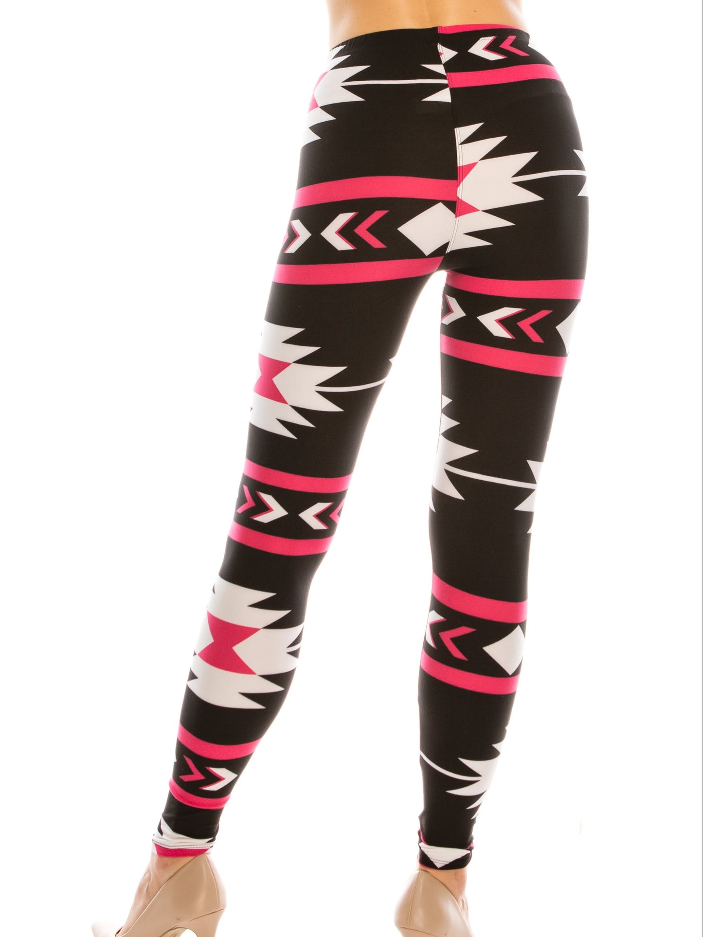 Fashion Printed Leggings For Women No See Through High Stretch Super Soft Leggings Regular