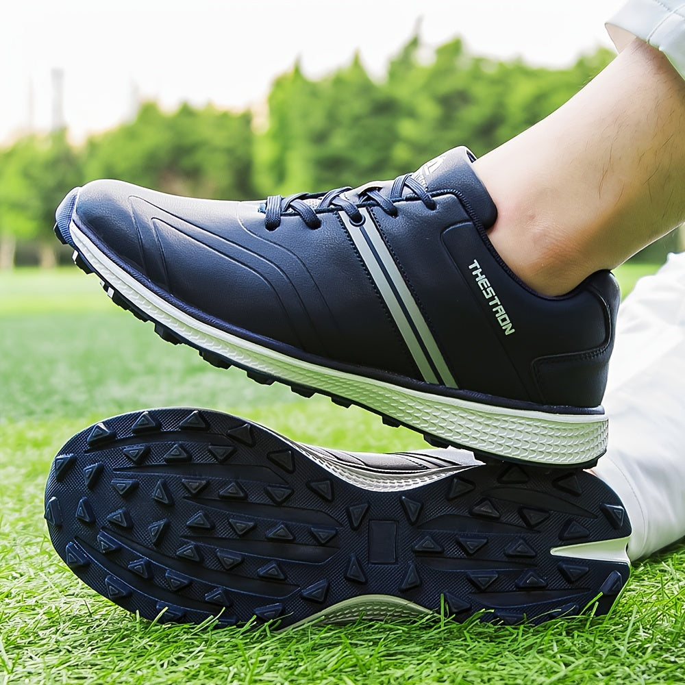 Professional Men'S Golf Shoes, Comfortable Golf Training Sneakers For All Seasons Outdoor
