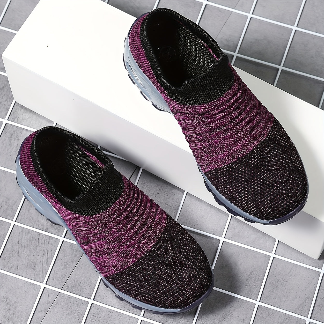2026 New Spring And Summer Mesh Breathable, Lightweight And Comfortable Casual Shoe Covers, Women's Thick Sole Versatile One Foot Shoes, Fashionable Anti Slip Running Shoes, Board Shoes for Women, Women Shoes