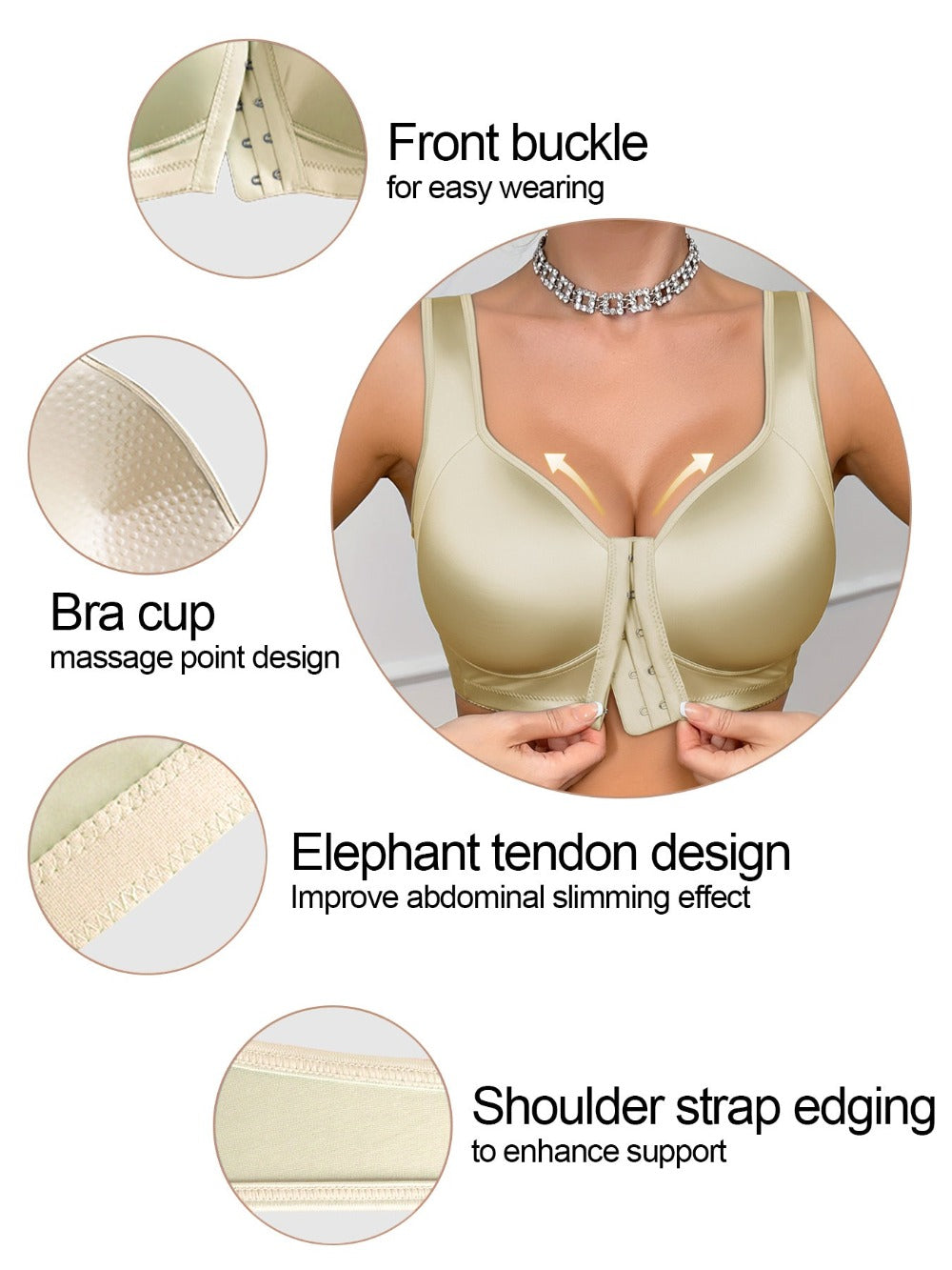 Women's Soft Support Bra - Fixed Padding, Everyday Support