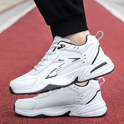 Men'S New Four-Season Sports Shoes, Thick-Soled, Height-Increasing, Lightweight, Soft Sole, Non-Slip, Breathable, Versatile Trendy Outdoor Running Shoes, Large Size Student Casual Shoes