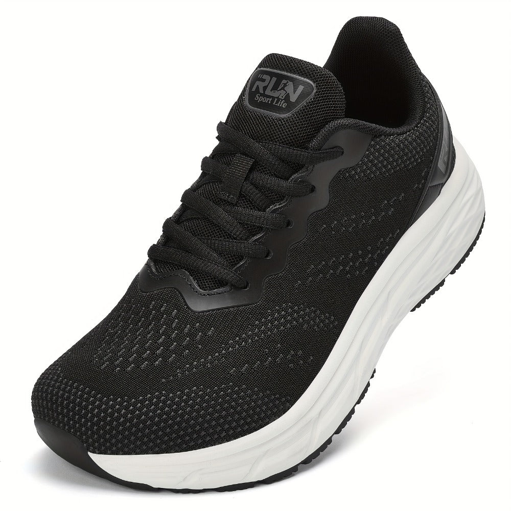 Men's Wide-Width Mesh Sneakers - Memory Foam Cushioned Insole