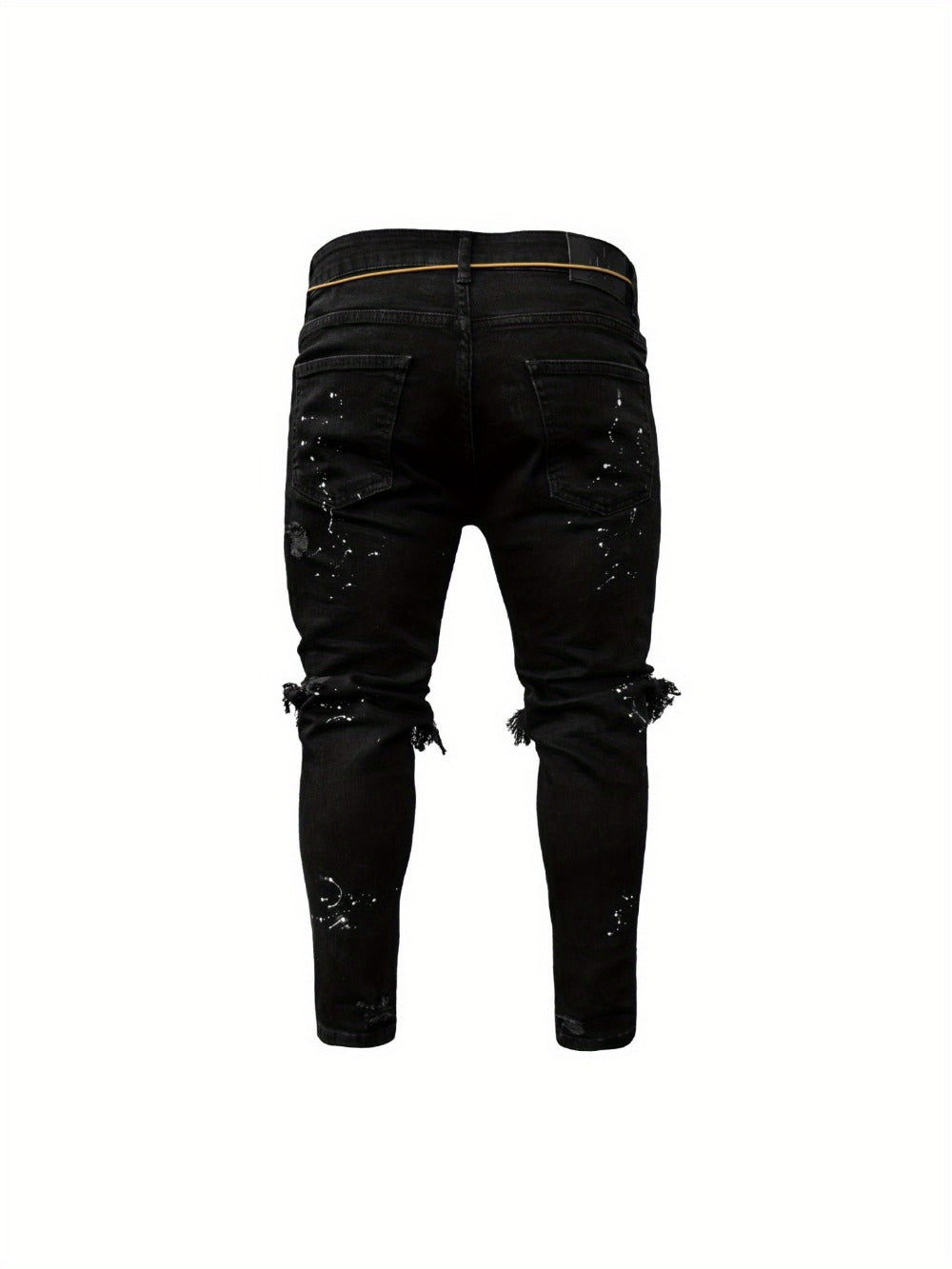 Men's Skinny Jeans - Classic Wash Distressed Modern