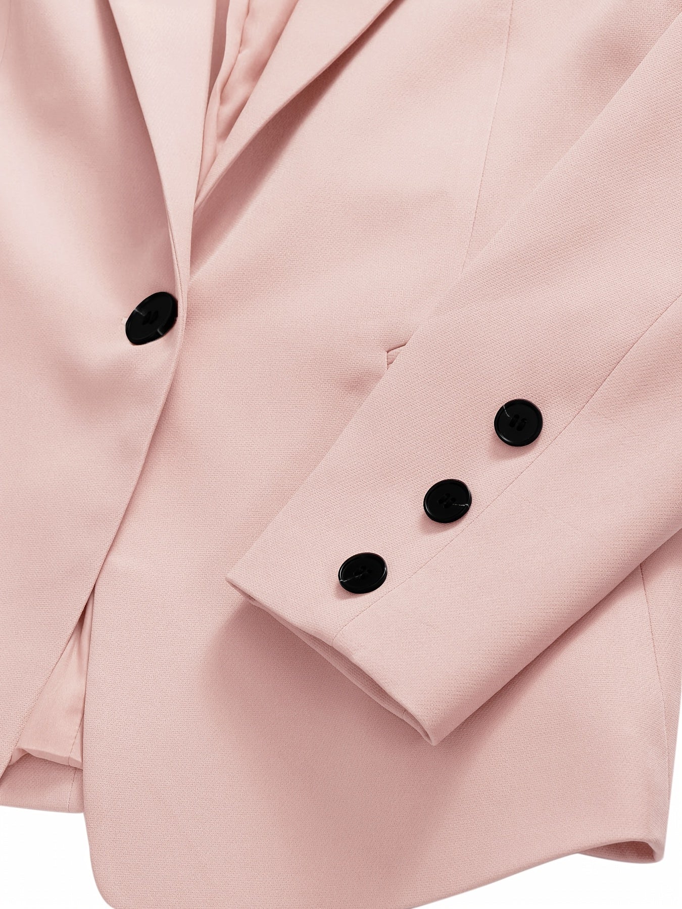 Elegant Women's Suit Set, Fashionable Business Style Solid Color Professional Blazer and Trousers 4pcs Set