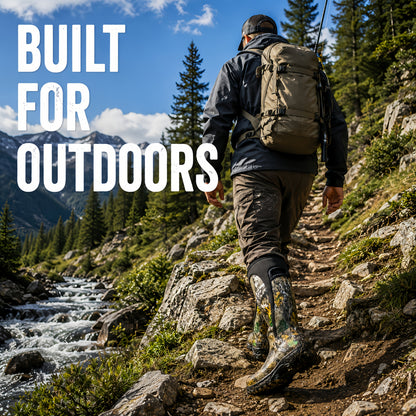 Sneakers, New Upgraded High-quality High Quality Insulated Camouflage Hunting And Fishing Boots, 6mm Neoprene Hunting And Fishing Boots. Durable And Warm Comfortable Outdoor Boots, Suitable for Hunting, Fishing, Hiking, And Outdoor Adventures.