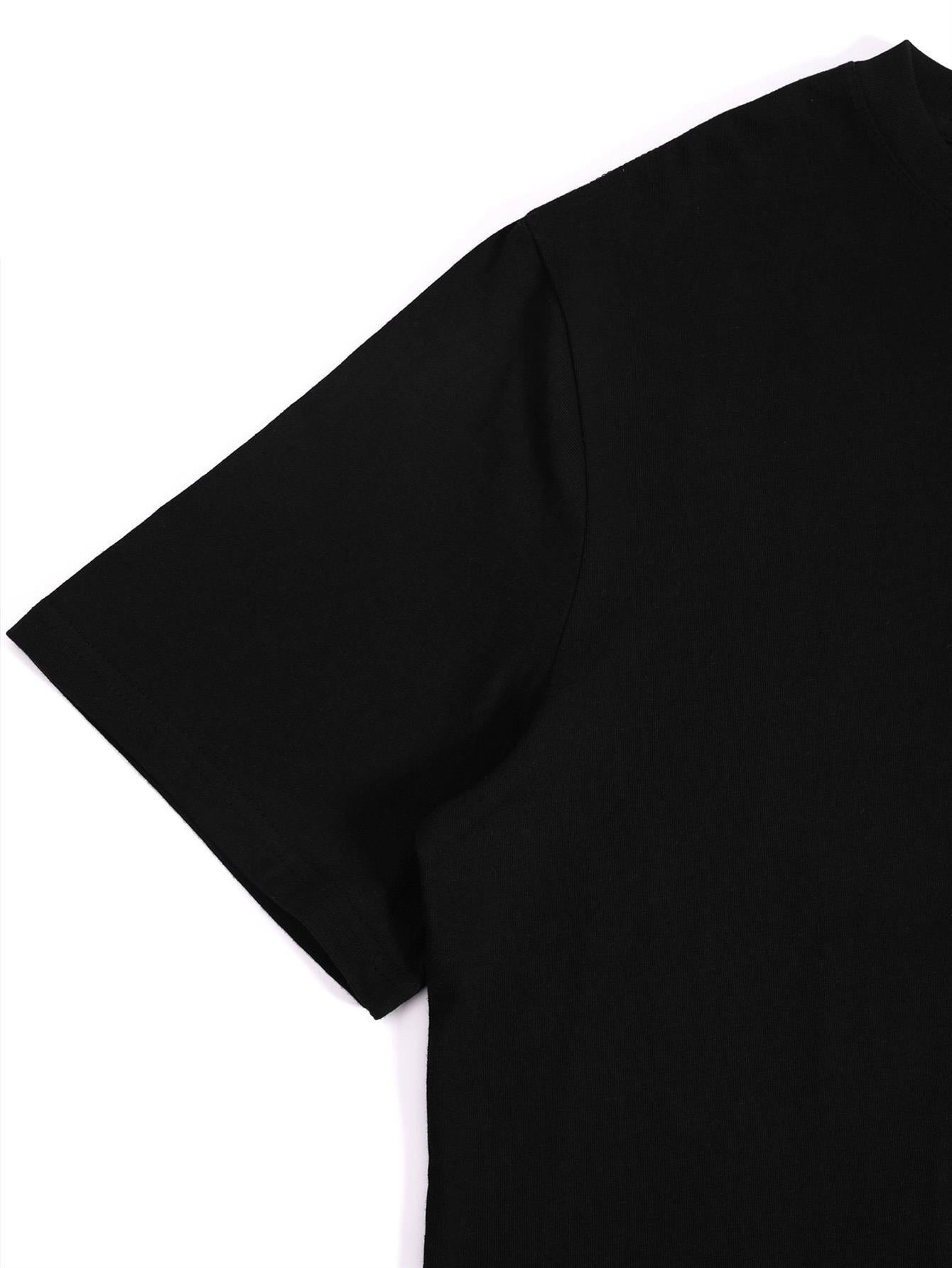 Men'S Round Neck Short Sleeve T-Shirt Suitable for Summer Casual Sports