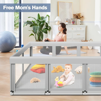 Baby Playpen - Breathable Soft Large 71X71