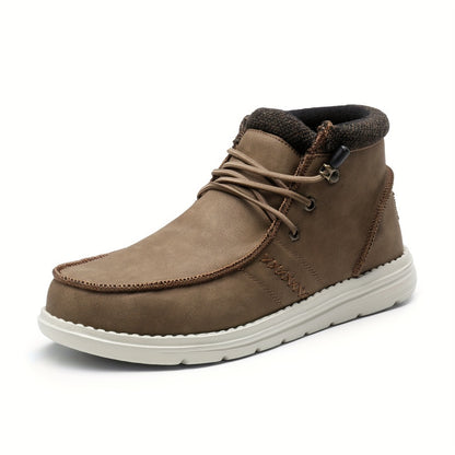 Men's Boots - Slip-On Ease & Warm Lining