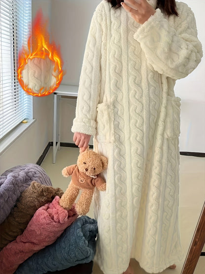 Women's Plush Robe - Plush Comfort