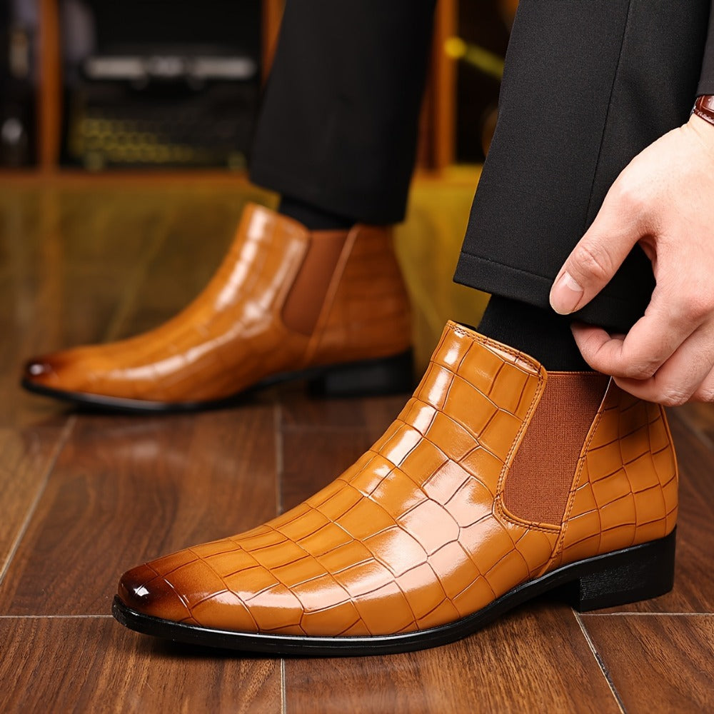 Men's Chelsea Boots - Non-Slip Sole