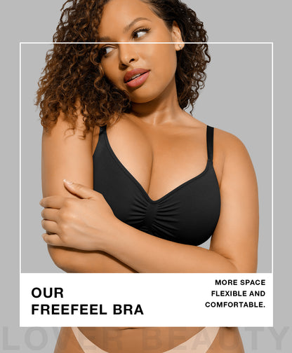 Women's Wireless Push Up Bra Stretch Comfort Bralettes No Underwire Bra Tshirt Bras Sports Bra