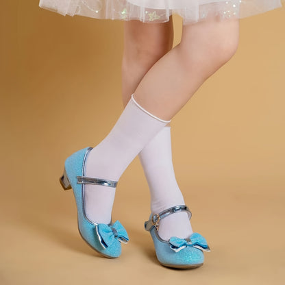 Girls Dress Mary Jane Ballet Flats Low Heels Princess Shoes