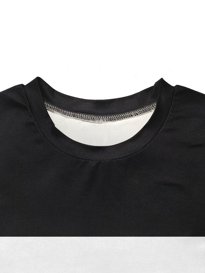 Ladies' Casual Long Pants Short Sleeved Set