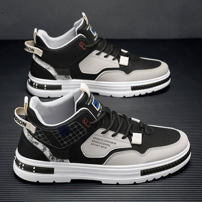 Men's shoes new British style fashion sports shoes thick soles all lightweight work shoes non-slip wear-resistant men's casual shoes