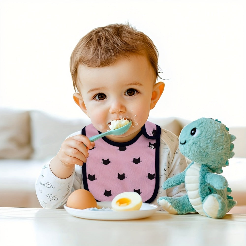 Baby Bib - 12-pcs Adjustable 12pcs Bibs