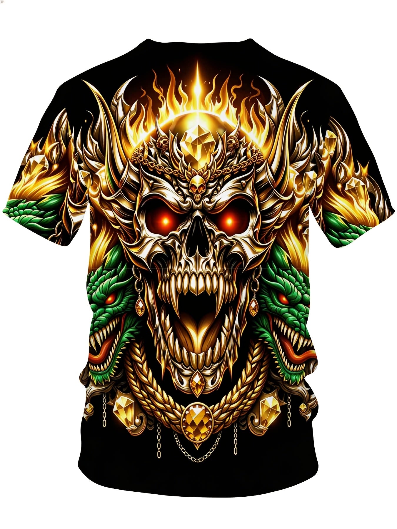 Men's Multicolor Printed Graphic T-Shirt - product view 23