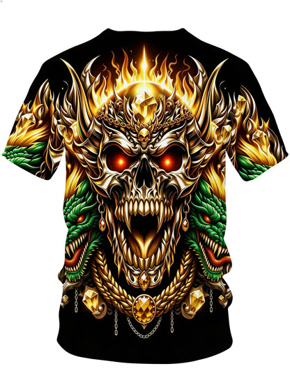 Men's Multicolor Printed Graphic T-Shirt - product view 23