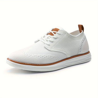 Bruno Marc Men's Craft Mesh Oxfords Sneakers Casual Dress Lace-Up Lightweight Walking Shoes