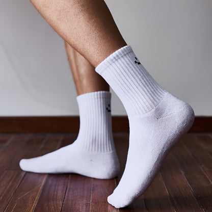 Men's Cute Print Crew Socks - 6-Pair Pack