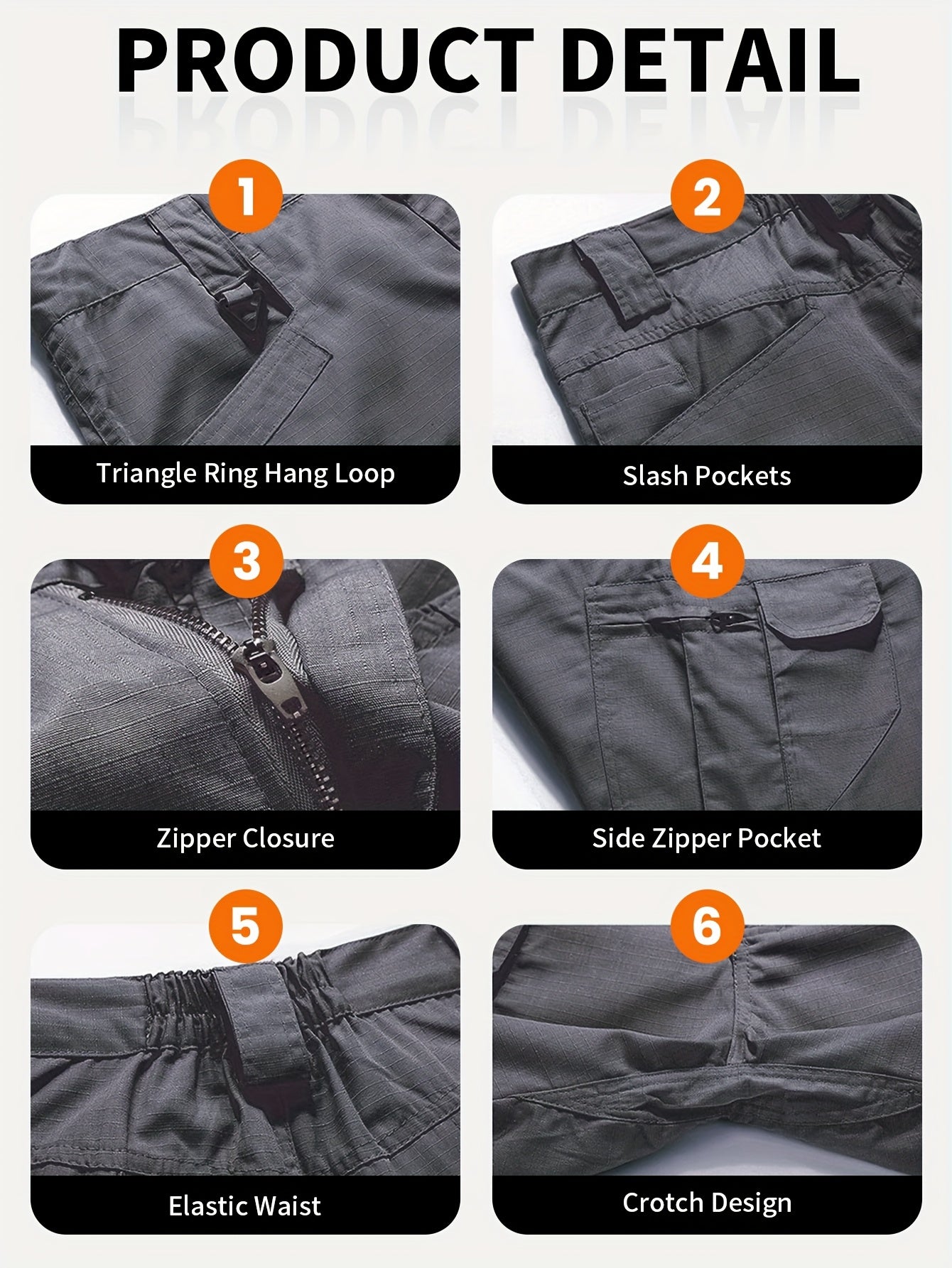2pcs Summer Outdoor Cargo Shorts for Men, Multi-Pocket Hiking Shorts, Durable, Ripstop, Wear-resistant, Good for Camping, Hunting, Fishing, Summer Outdoor Activies and Daily Wear