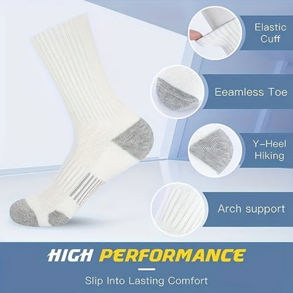 Women's Colorblock Crew Socks - 10-Pair Pack