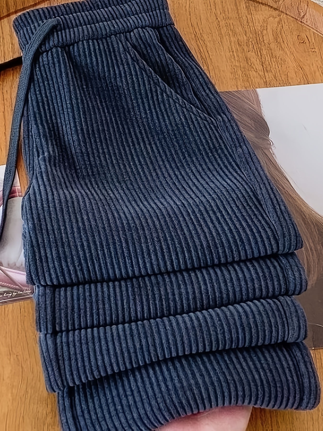 1pc Of Four Seasons Classic Versatile Straight Leg Pants For Women, High Waist, Slim Look, Loose And Comfortable, Narrow Version, Wide Leg Pants, Casual And Comfortable, Regular Women'S Pants