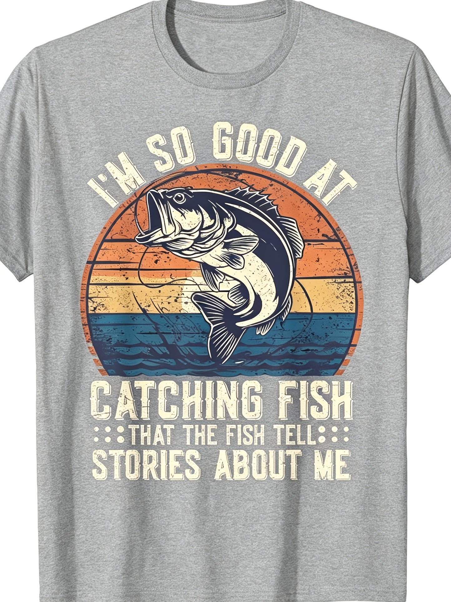 Fashionable Men'S Printed T-Shirt - Classic Summer Casual Crew Neck Short Sleeve T-Shirt, Comfortable And Breathable, Stylish Letter Pattern Design, Trendy Versatile Men'S Wear, a Delightful Holiday Gift