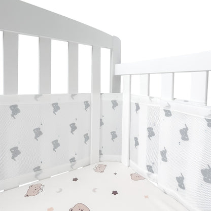 Breathable Crib Liner - 3 mm Mesh Arm Protection