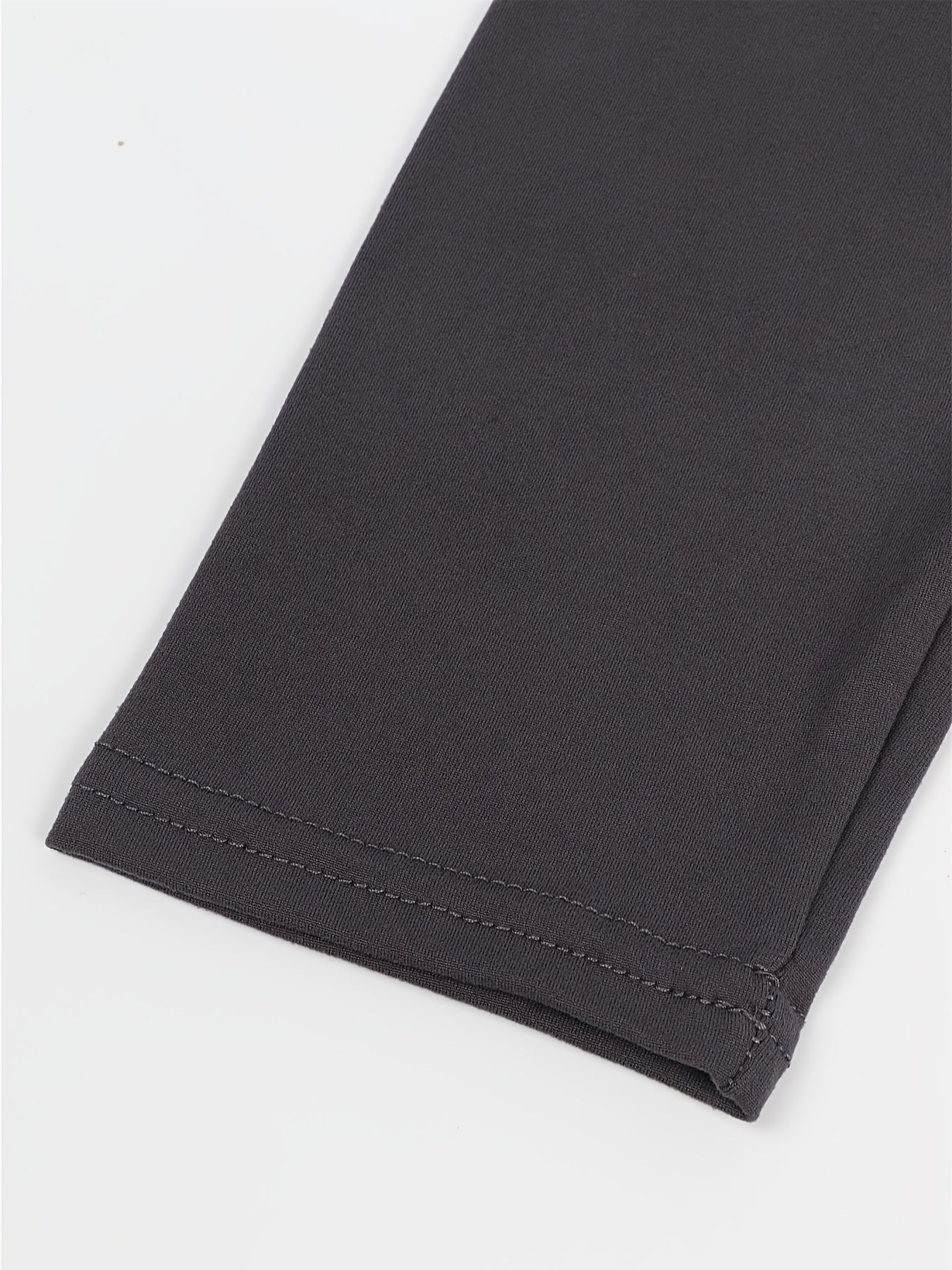 10pcs Random Girls' Cropped Leggings - High Stretch Polyester & Spandex Blend, Solid Color, Skinny Fit, Knit Fabric, All-Season Dance Pants, Non-High Quality, 92% Polyester 8% Spandex