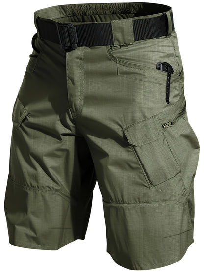 2pcs Cargo Shorts for Men Outdoor Casual Hiking Work Shorts with Multi-Pocket (No Belt)