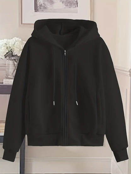 Women'S Winter Coats, Women'S Slim-Fit Hooded Jackets, Classic Design with Zippers And Drawstrings, Suitable for Multiple Occasions Such As Commuting And Shopping | Women'S Autumn And Winter Clothing | Casual And Elegant Women'S Clothing | K-Pop Fas