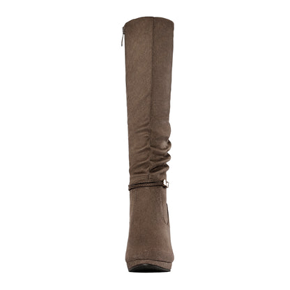 Women's High Heels Over The Knee Boots Thigh High Pointed Toe Stiletto Long Fall Sexy Boots Various Occasions Suitable for party, dance, shopping Casual Fashion Booties