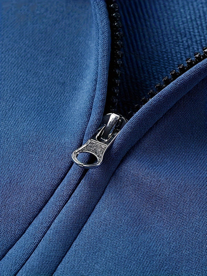 Men's Black Polyester Hoodie - product view 18