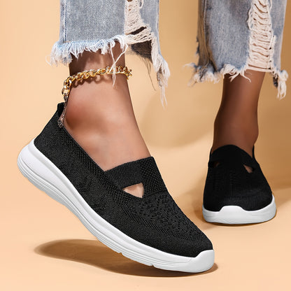 Women's Casual Loafers, Hollow Sports Shoes, Breathable Casual Shoes, Lightweight Outdoor Flat Shoes (plus Size) Suitable for Outdoor Casual Wear, Women Shoes