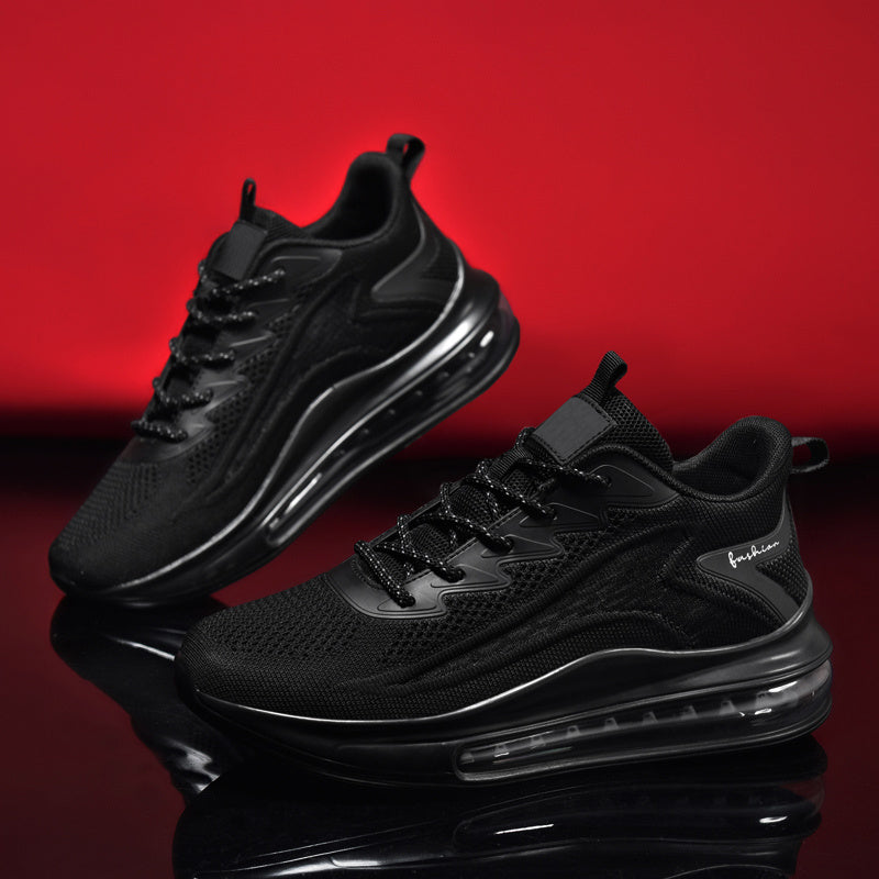 Men's Sneakers, Fashionable Lace Up, Lightweight Anti Slip And Shock-absorbing Air Cushion, Comfortable And Breathable Men's Shoes, Fitness Tennis Shoes, Running Shoes For Men, Work Boots For Men,