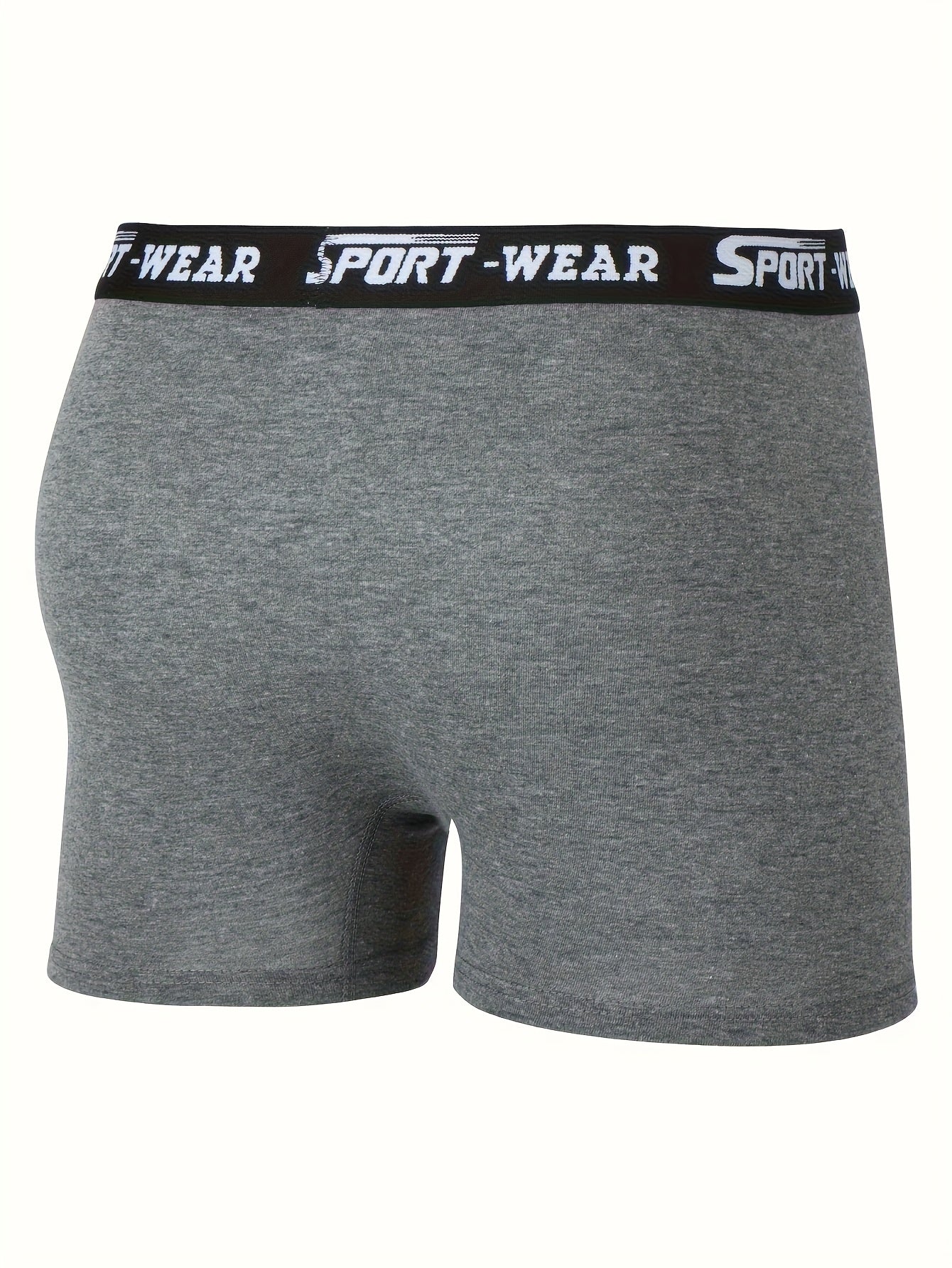 Randomly Pack Of 10 Men's Pure Boxer Briefs - Non Upturned Mid Stretch, Side Opening Men's Boxer Briefs, Solid Color Combination, Machine Washable, Hand Washable, Breathable, Comfortable All Day Long, Classic Boxer Design, Not Easy to Slip Off