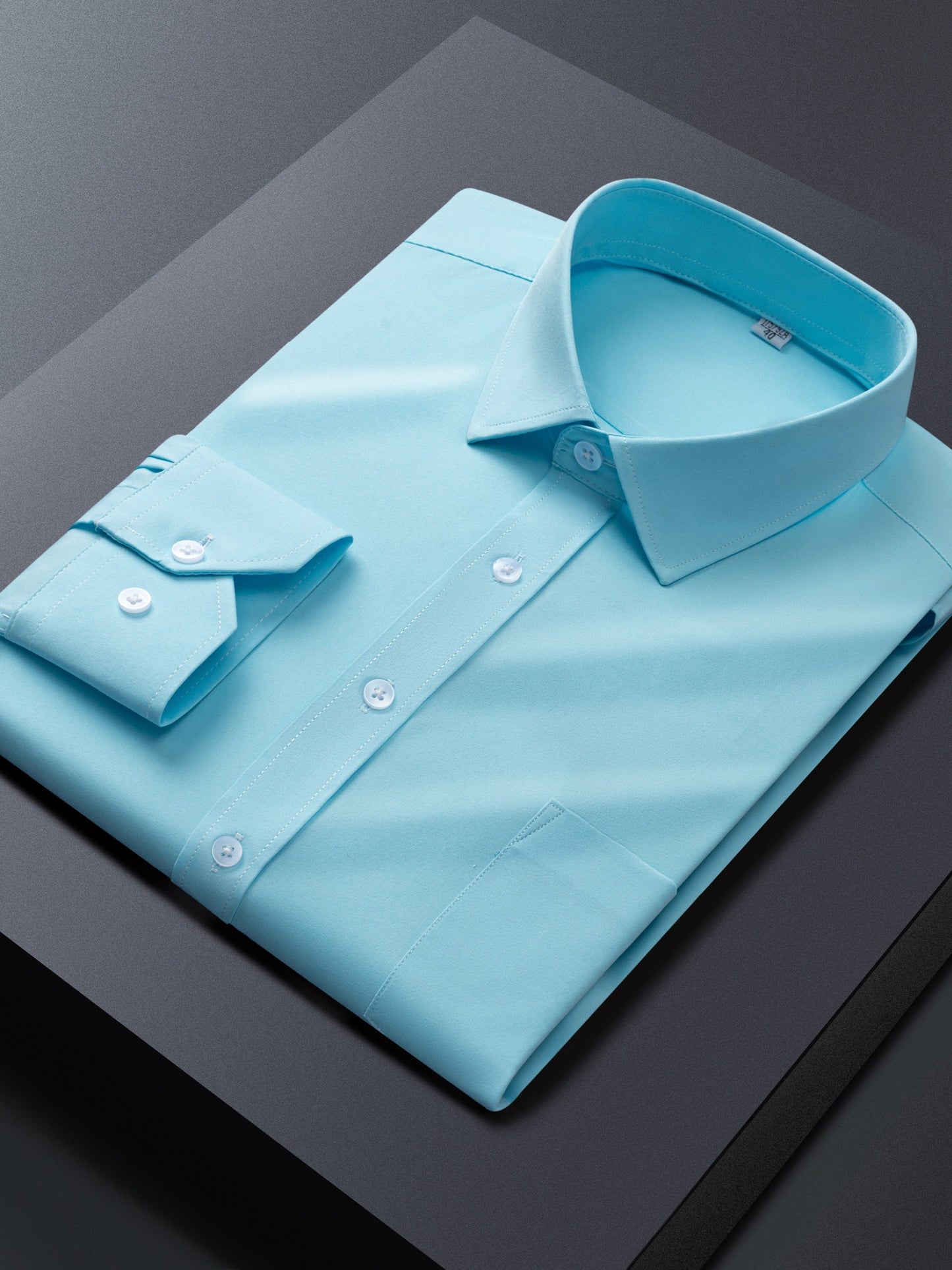 Men'S Long-Sleeve Button-Up Shirt Suitable for Semi-Formal Occasions in Spring And Summer Business Settings