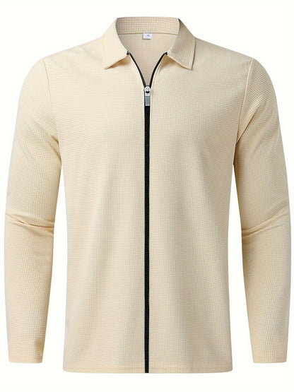 Men's Autumn And Winter Jackets, Slim Fit Cardigans with Collars, Men's Jackets, Casual Style, Suitable for Outdoor Travel