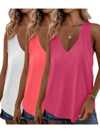 White+Neon Orange Red+Hot Pink