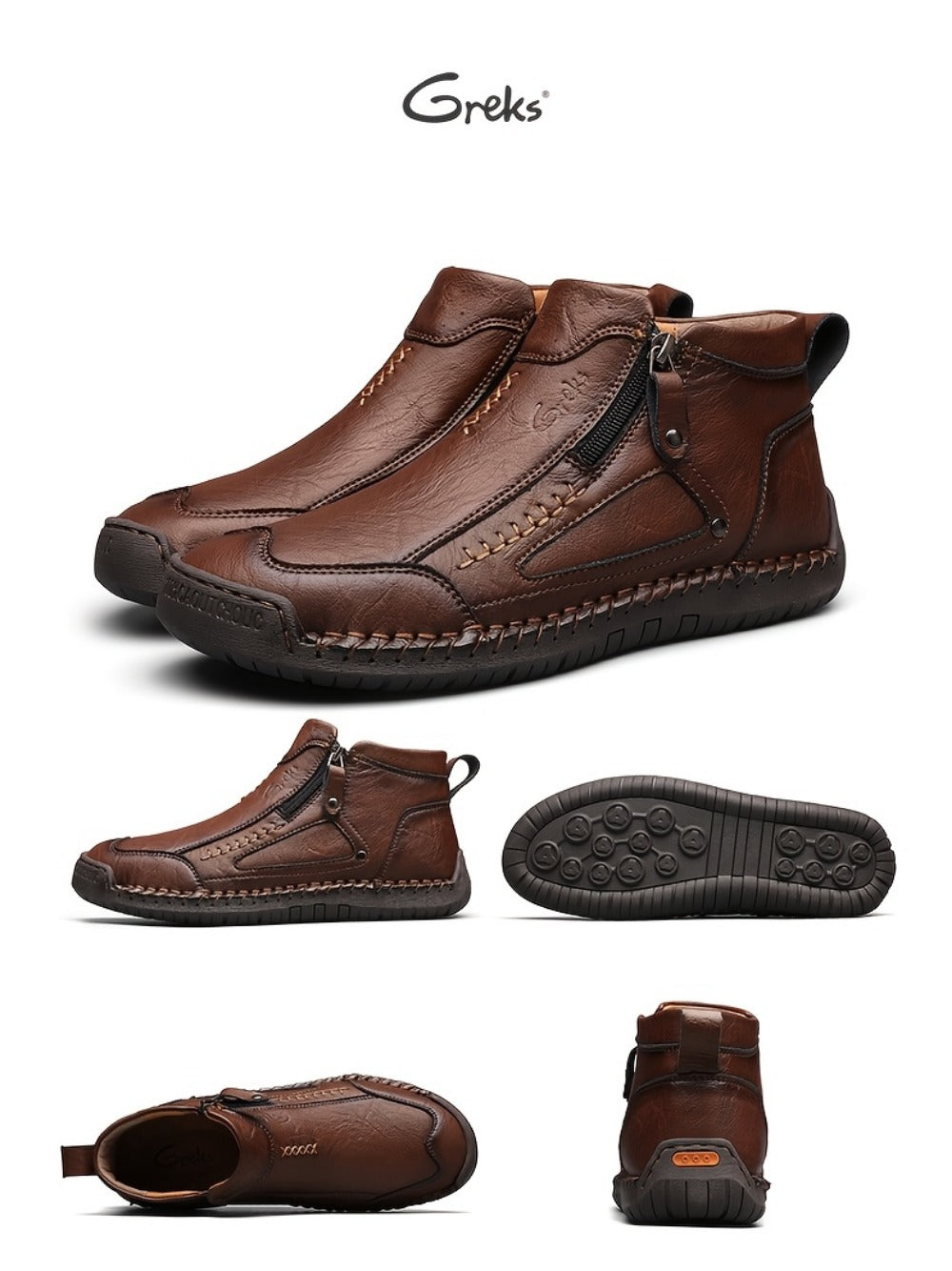 Men's Chukka Boots - Lightweight Design & Handcrafted Style