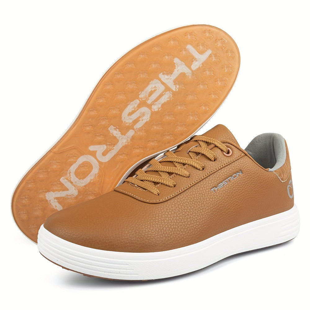 Sneakers, THESTRON Men's Golf Footwear - Non-Slip, Professional Training and Casual Wear, Durable TPU Sole, Lace-Up Closure, All-Season, Comfortable Fit, THESTRON