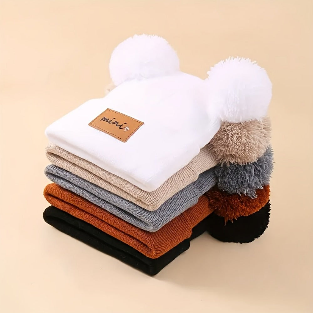 Kids' Thermal Beanie - 5-Piece Pack
