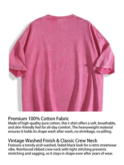 Women's Rose Red Printed Oversized Blouse - product view 2