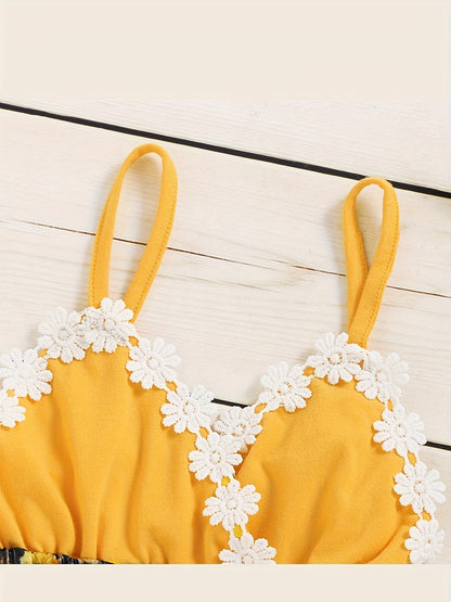 Minkidfashion Baby Girls 3 Months - 4 Years Summer Romper Toddler Infant Clothes, for Outdoor