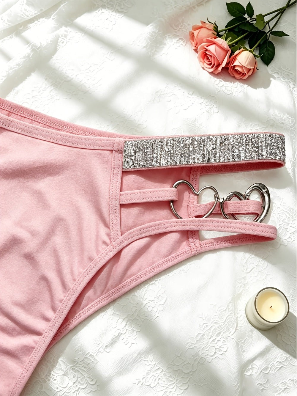 Women's 12-Pack Low-Rise Hipsters - Heart Detail Everyday Comfort