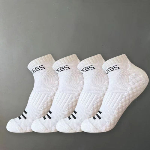 Men's Athletic Ankle Socks - 4-Pair Pack