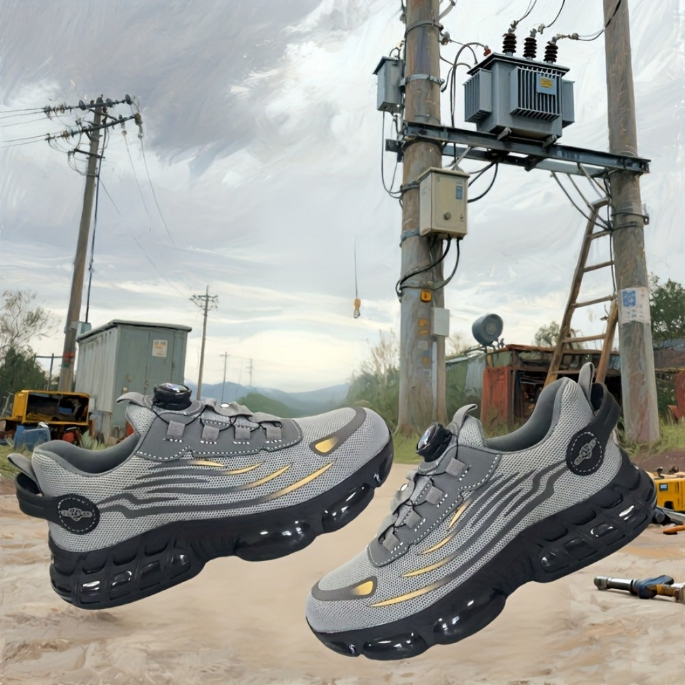 Men's Work & Safety Shoes - Steel Toe Protection & Non-Slip Sole