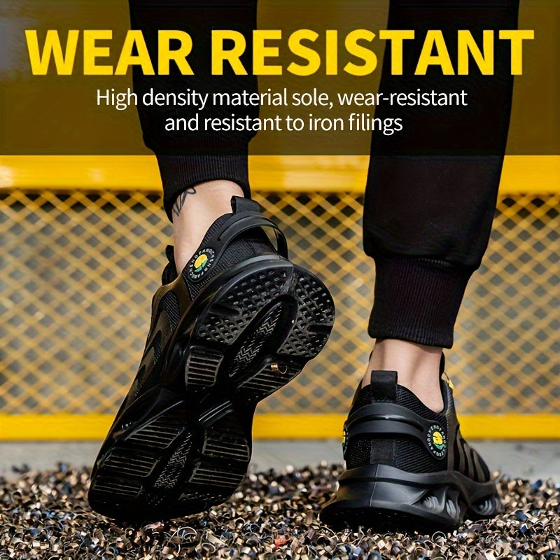 Stylish Smash-Proof And Puncture-Proof Work Shoes Without LACES