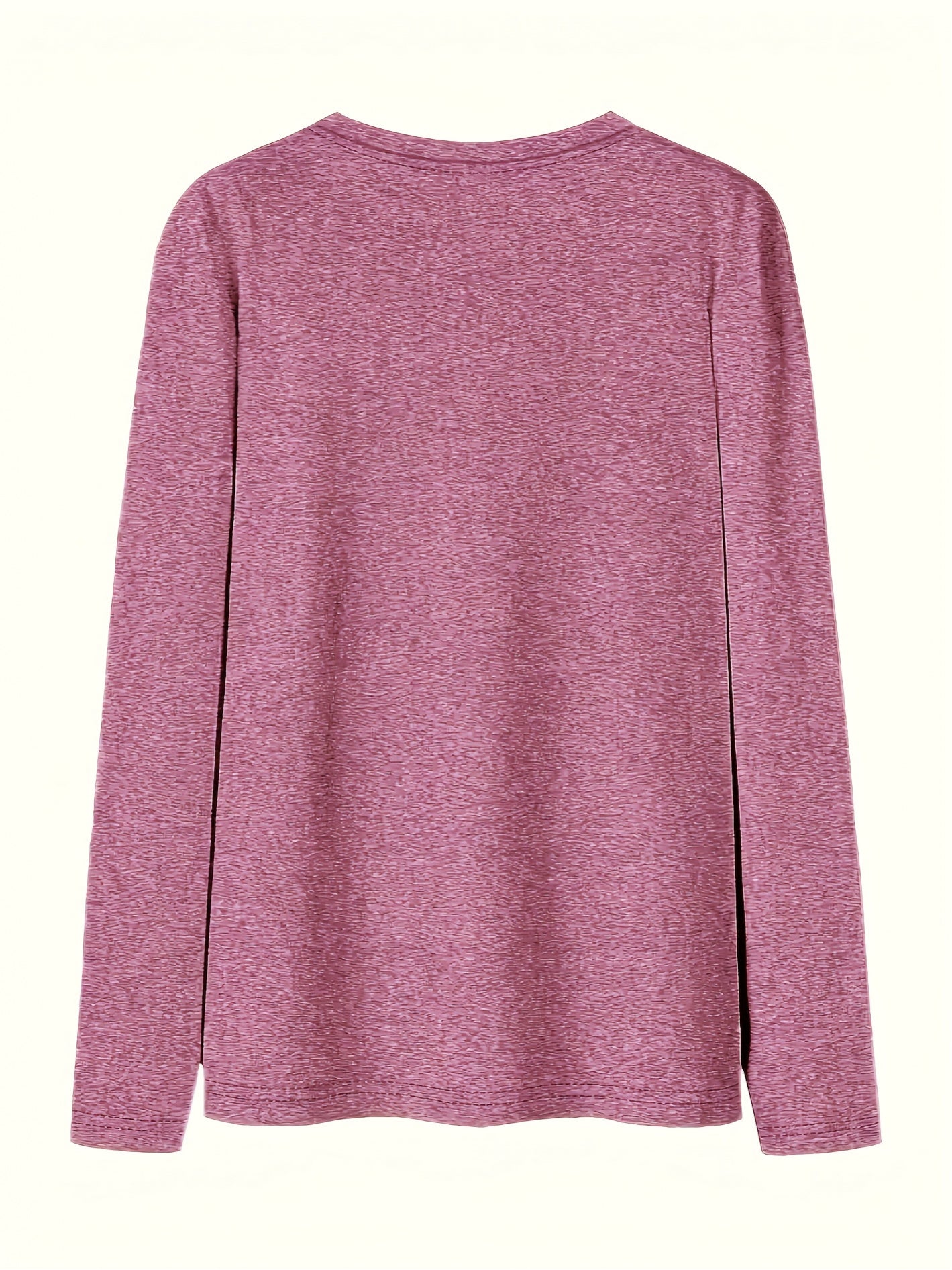 Women'S Casual Sweatshirt, Printed Design - All Seasons, Medium Stretch, Round Neck, Long Sleeve Top